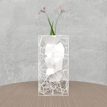 voronoi vase toy art flower pot 3d print model - Mito3D