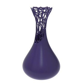 Voronoi vazo ev dekor dekorasyon vazo Voronoi 3d print model - Mito3D
