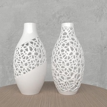 Voronoi vazo Ayarlamak 3d print model - Mito3D