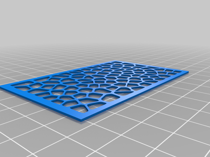 Voronoi ziyaret etmek kart Sanat iş matematik 3d print model - Mito3D