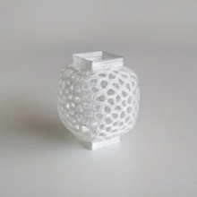 voronoi 1 vazo rüzgar ev 3d print model - Mito3D