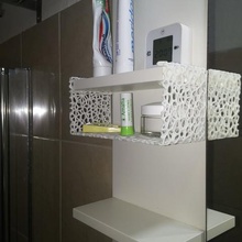 de voronoi étagère ikea lillangen la maison hack salle bain 3d print model - Mito3D