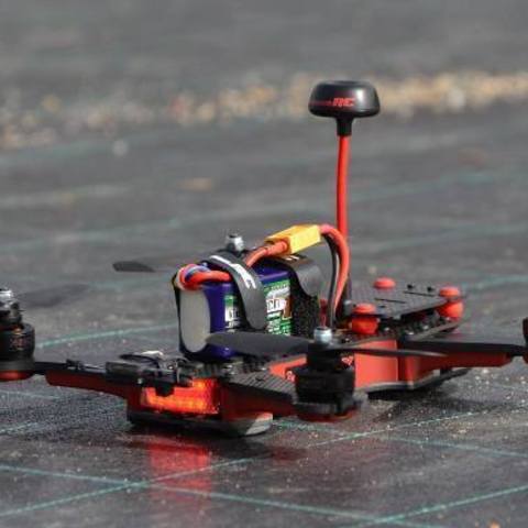 vortex250pro spektrum-Sat-rx montieren Spiel rc-Fahrzeuge vortex-250 pro quadcopter multirotor immersionrc vortex 250 3D print model - Mito3D