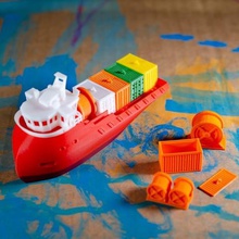 vos nave de abastecimiento juego baño la bañera barco los barcos niños contenedor flotador flotadores nadar juguete agua 3d print model - Mito3D