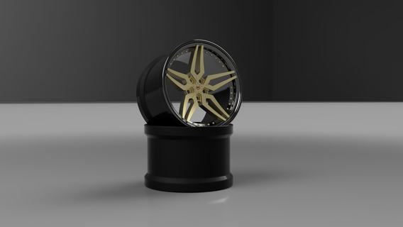 vossen wheel wheels decoration rims rim 3d print model - Mito3D