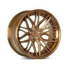 vossen wheels evo-5 3 piece real rims wheel rim tire tyre model 3d print model - Mito3D