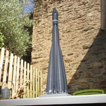 vostok 3ka tam roket yuri gagarin çeşitli r7 semiorka youri alanı 3d print model - Mito3D