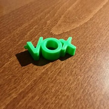 vox key ring verschiedene 3d print model - Mito3D