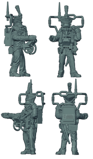 vox Operator Französisch Zukunft Legion Tischplatte Armee Wargaming Miniaturen Krieg napoleonisch Kaiserliche bewachen astra Militarum 3d print model - Mito3D