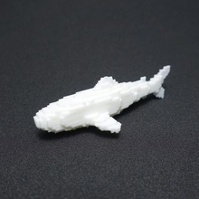 voxel shark various 3d print model - Mito3D