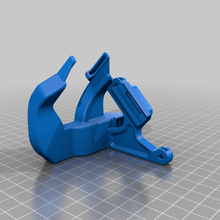 voxelab aquila hangtight hotend mount & cooling fan remix tool 3d printing 3d print model - Mito3D