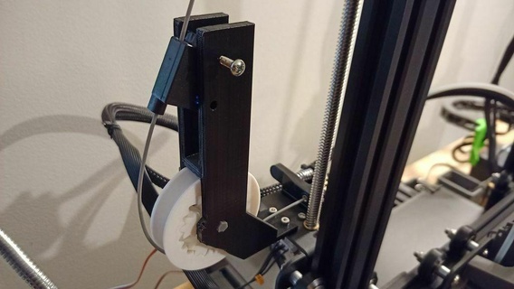 voxelab filament guide runout sensor mount Tools aquila 3d printing 3d print model - Mito3D