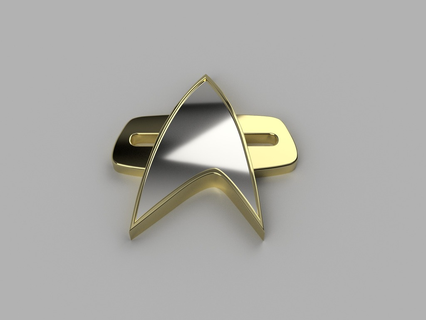 voyager ds9 comm badge props accessories cosplay costume 3d print model - Mito3D