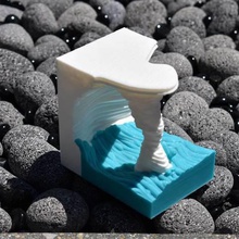 vr seaside cliff art sculptures virtual reality 3d printing printer 3d print model - Mito3D