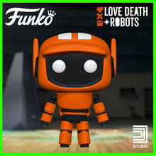 vrc l'amour mort + robot Netflix funko pop 3d print model - Mito3D