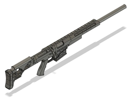 vsr10 airsoft tireur d'élite fusil m98b corps trousse tokyo Marui tm vsr 10 VSR spec Barrett 3d print model - Mito3D