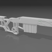vsr 10 airsoft skeleton conversion kit game sniper stock 3d print model - Mito3D