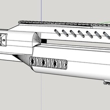 vsr 10 hpa bulpup estoque jogo stock airsoft sniper 3d print model - Mito3D