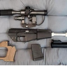 vss airsoft svd l96 machine gun gbb ebb 3d print model - Mito3D