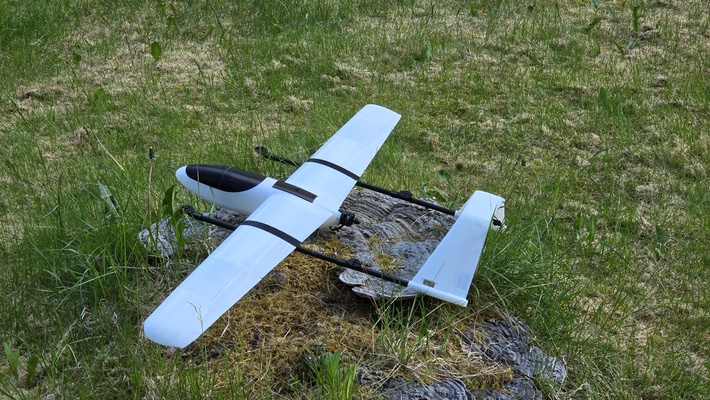 vtol quad plane s1200 gadget drone matek rc 3d print model - Mito3D