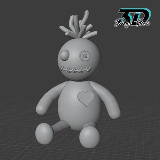 vudù Bambola voodoo ripieno animale 3d print model - Mito3D