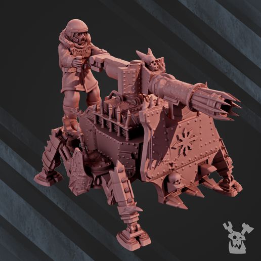 vulture gang's heavy weapons team 3D print model - Mito3D