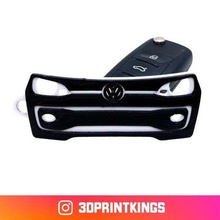 vw - key chain jewelry keychain keychains keyring keyrings multicolor multimaterial color volkswagen 3d print model - Mito3D