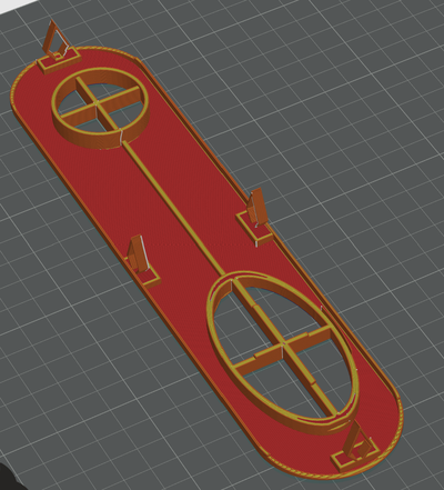 vw bucht window type2 instrumententafel luft entlüften bus t2 strich 3d print model - Mito3D