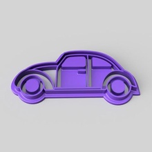 vw beetle cookie cutter casa food drink 3d print model - Mito3D
