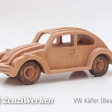 vw beetle semplificato laser cnc gioco i veicoli zenziwerken la lavorazione del legno auto d'epoca stepcraft modello in scala compensato lasercut router di 3d print model - Mito3D