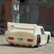vw brasilia süper silhouette 1 64 ölçekli hot wheels oyuncak araba sanat tekerlekler ölçek volkswagen 3d print model - Mito3D