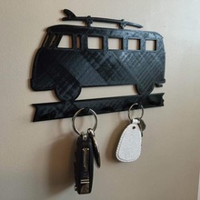 vw bus key rack home 3d print model - Mito3D