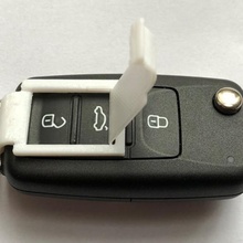 vw auto portachiavi protezione flip cover gadget fob chiave 3d print model - Mito3D