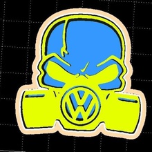 vw cookie cutter various 3d print model - Mito3D