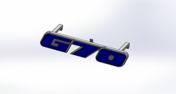 vw corrado g70 pre facelift frame grill g60 badge logo emblem 3d print model - Mito3D
