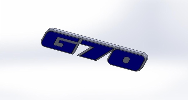 vw corrado golf g70 g60 Insignia logo emblema mk2 3d print model - Mito3D