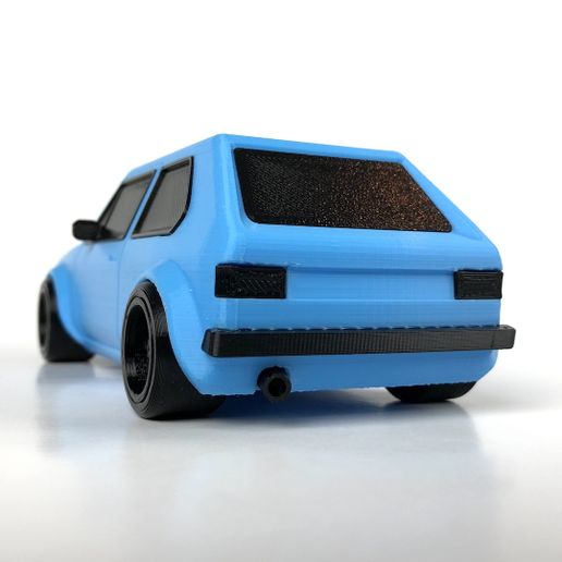 vw golf gti mk1 1975 game volkswagen toy car model 3D print model - Mito3D