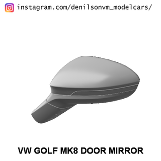vw golfe mk8 porta espelho 1 24 25 retrovisor Volkswagen 3d print model - Mito3D