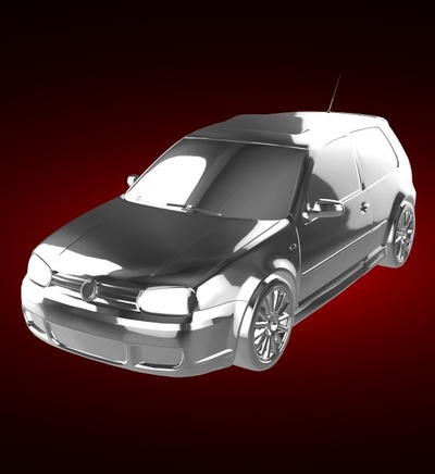 vw golf r32 iv r automobile car vehicle rally race sports derby supercar gt 3d print model - Mito3D