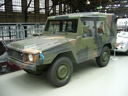 vw iltis tipo 183 wpl federal armado efectivo all terrain vehículo 3d print model - Mito3D