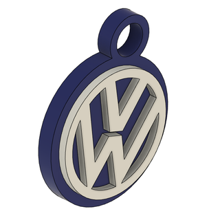 vw llavero Volkswagen 3d print model - Mito3D