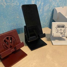 vw logo bus beetle phone stands stand 3d print model - Mito3D
