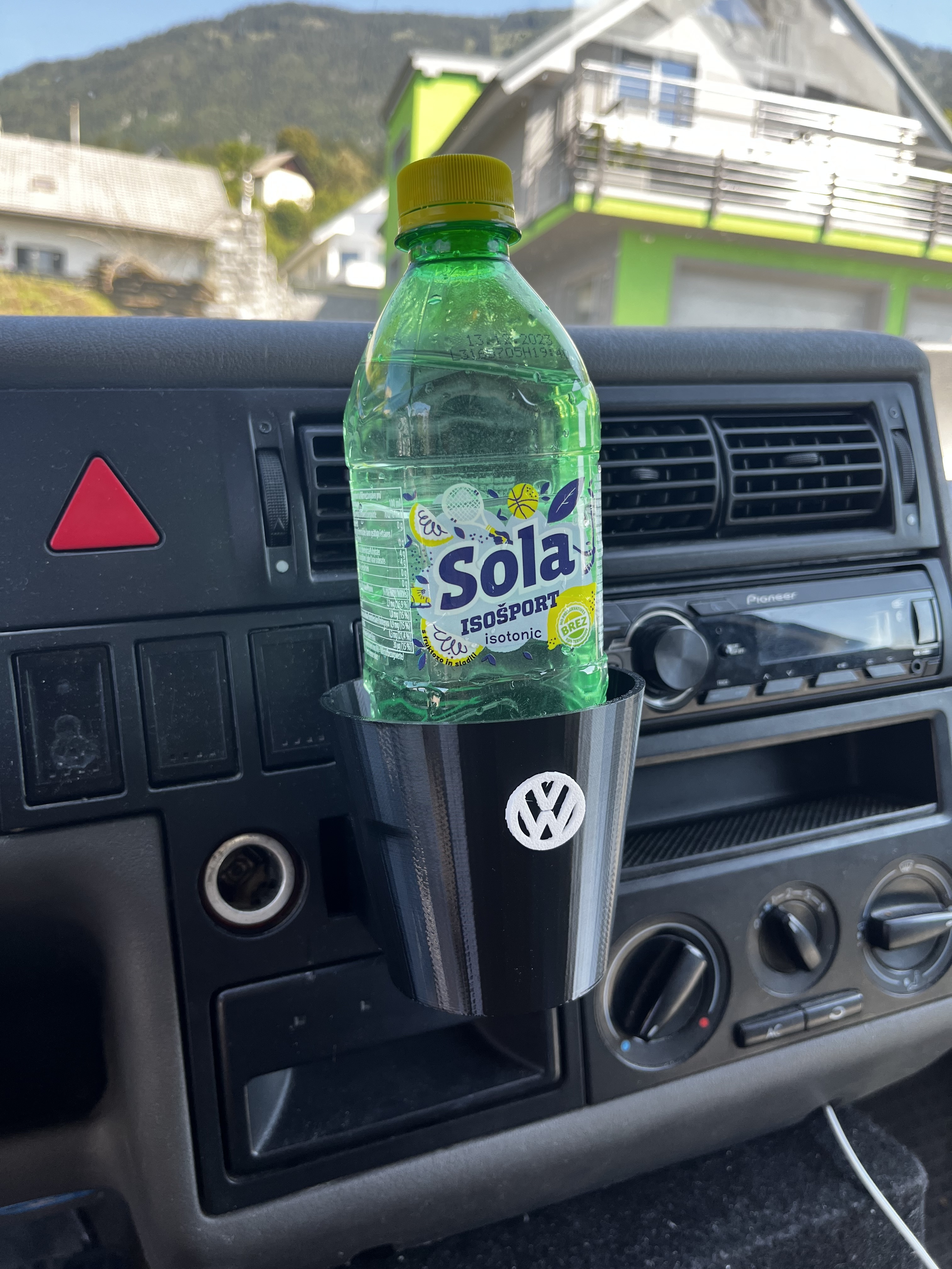 vw t4 cupholder t5 cup holder 3D print model - Mito3D