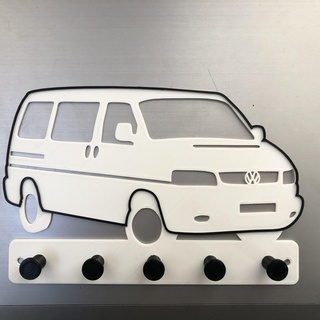 vw t4 parede chave suporte casa chaveiro Volkswagen transportador 3d print model - Mito3D
