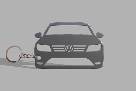 vw tiguan 2018 keychain pack car r line low poly 3d print model - Mito3D