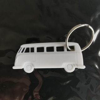 vw transporter bus key holder ring german car volkswagen vintage 3d print model - Mito3D