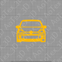 vw up llavero gadget volkswagen coche hasta 3d print model - Mito3D