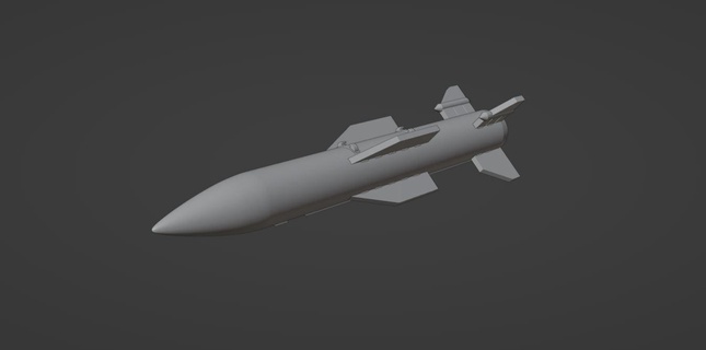 vympel r 37m hipersónico misil aa 13 flecha 3d impresión modelo 3d print model - Mito3D