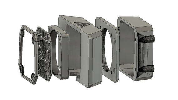 vzbot Auspuff Ventilator hepa 3d Drucker Zubehör 3d print model - Mito3D