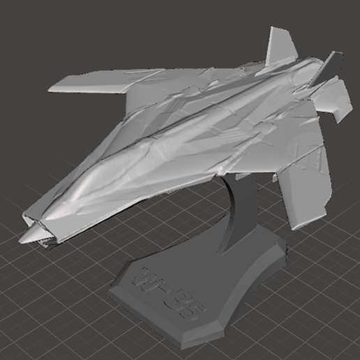 w-35 cuervo multipurpose combat aircraft from 3D print model - Mito3D